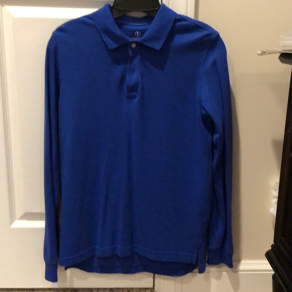 Lands End long sleeve polo
